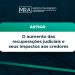 O aumento das recuperações judiciais e seus impactos aos credores